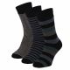 Badstof sokken fashion - Multi zwart (3-Pak)