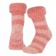 Wollen sokken dames - Stripes - Roze - Antislip
