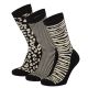 Kleurrijke dames sokken met dierenprint (6-Pak) 