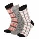 Kleurrijke dames sokken met stip en strepen (6-Pak) 