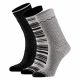 Bamboe dames sokken fashion - Multi zwart - (6-Pak)