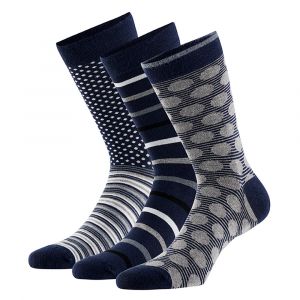 Bamboe fashion sokken met print (6-Pak)